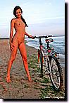 Nude teens and bicycles