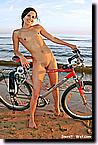 Nude teens and bicycles